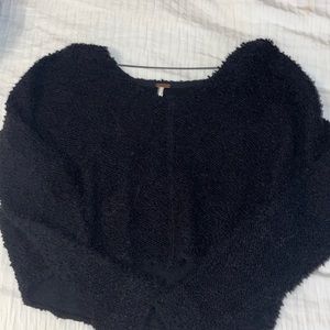 Black free people sweater